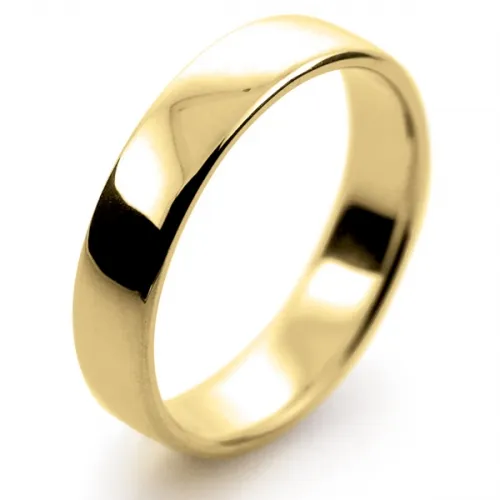 Soft Court Light - 4mm (SCSL4Y) Yellow Gold Wedding Ring